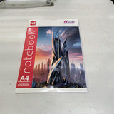 AM5495 HRS Futuristic Skyscraper Series Notebook A4 Book 200 Pages 1pc