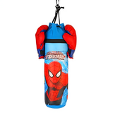 AM5585 Marvel Spiderman Boxing Set with 2 Gloves for 3-10 Years Kids