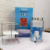 AM5212 Yera Aquafresh - Glass Juice/Mocktails Serving Jar With Tap And Stand - 4000 ml ( 1 pcs)