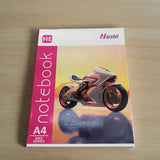 AM5497 HRS Bike Series Notebook A4 Book 140 Pages 1pc