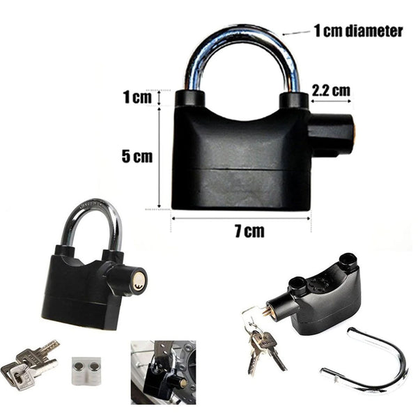 0185 Anti Theft Security Pad Lock with Smart Alarm