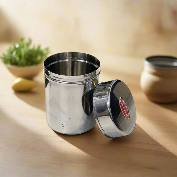 AM5325 Satyam Noori Dabbi Stainless Steel Containers For Storage Medium