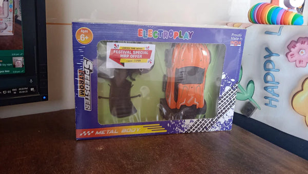 4377 Electroplay Metal Body High-Speed RC Supercar with Remote Control Racing Car