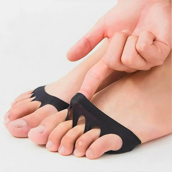 AM5480 Finger foot Pads-Cushions Shoes Half Insoles Five-Finger Toe Pad- Pack of 1 pair