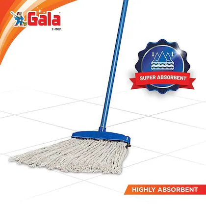 AM2501 Gala T Mop Cotton Easy to cleaning Used for wet floor cleaning or moping 1 Pcs