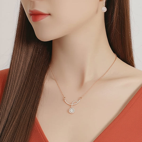 AM5760  Fly High Necklace stainless steel for girls & women (Pack of 1 pc)