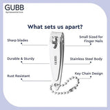 AM2041 Gubb Finger Nail Clipper With File & Key Chain