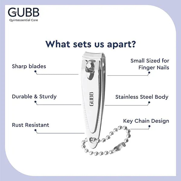AM2041 Gubb Finger Nail Clipper With File & Key Chain