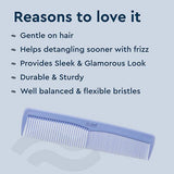 AM2051 Gubb All Purpose Hair Comb Santorini Hues Round Teeth