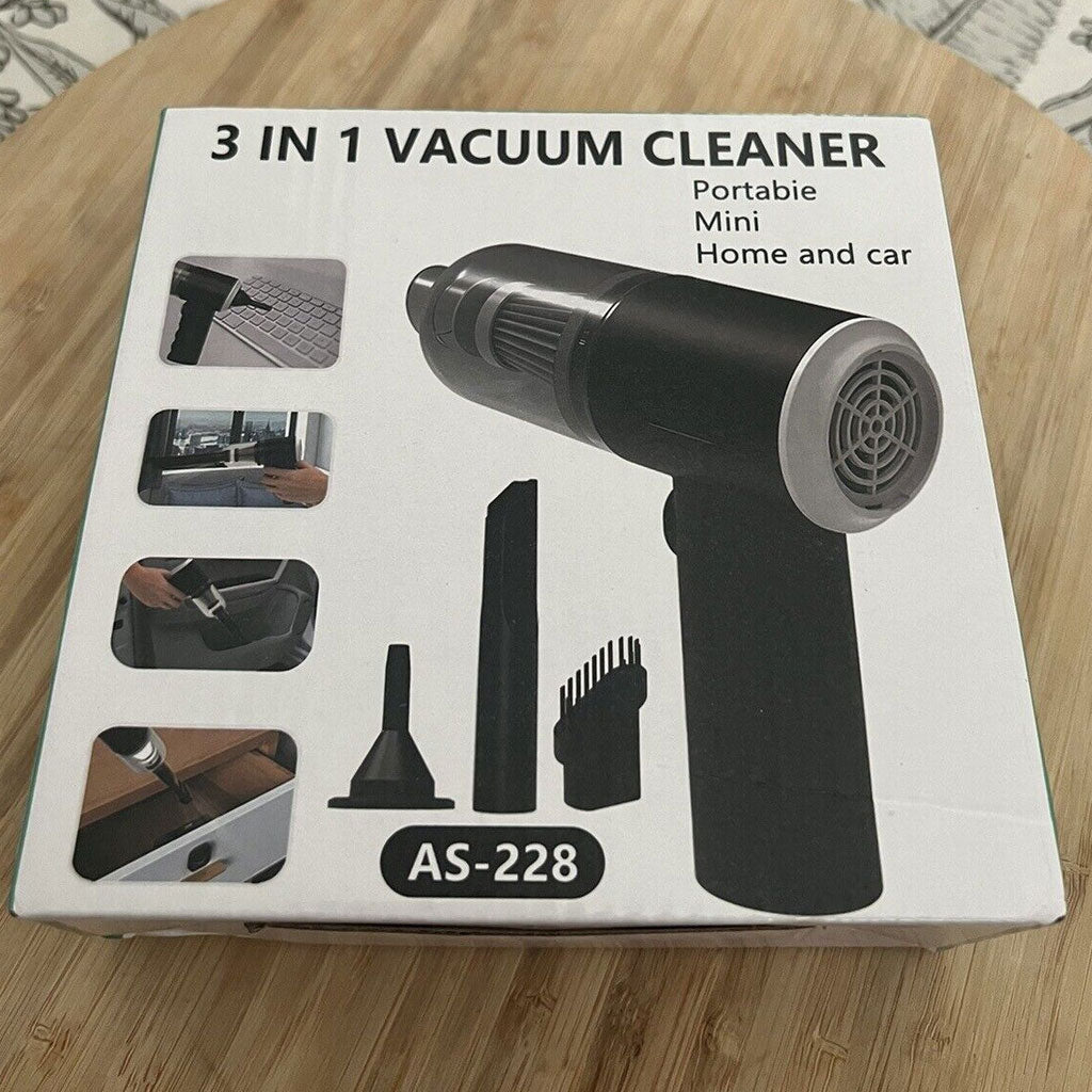 3 in 1 Wireless Portable Vacuum Cleaner for Home, Rechargeable Handheld