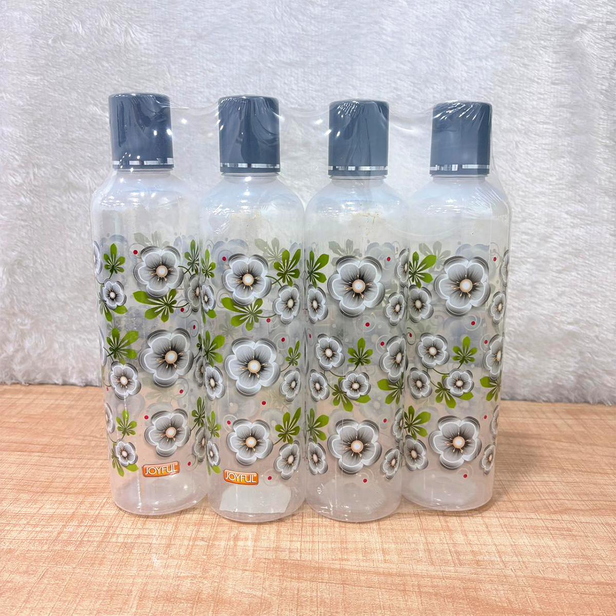 TM0168 JOYFUL Cool Blossoms Fridge Bottle - Set of 4 (1000ml each
