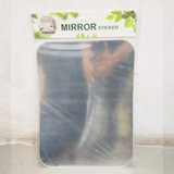 3112 Square Shape Adhesive Mirror Sticker -(Size-30cm x 40cm) For Wall ,On Tiles, Bathroom, Bedroom, Living Roomm Basin Stickers