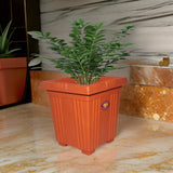 AM0817 Deep Heavy Duty Square Plastic Planters Pots -38cmX33cm