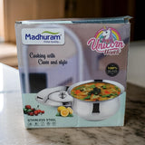 AM2945 Madhuram Prime Quality Unicorn Handi Stainless Steel