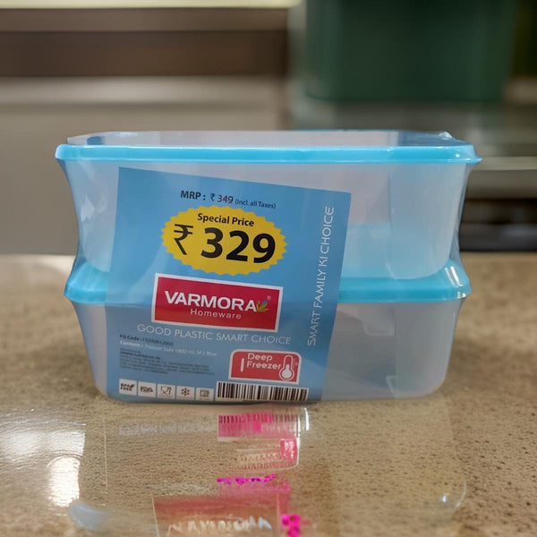 AM2218 Airtight Round Freezer Safe 1800 ml Food Grade Polymer Storage Container