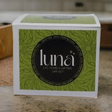 AM3067 Luna Glass Jar Good Storage Plastic cap Home & Gifting Jar Set 1 Piece