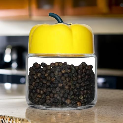AM2520 Yera Sweet Pepper JR275 Jar With Lid 280ml Jar Set of 3 Pcs