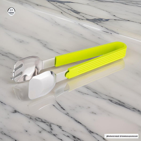 2698 Multi P Salad Serve Tong used in all kinds of places household and kitchen purposes for holding and grabbing food stuffs and items etc.