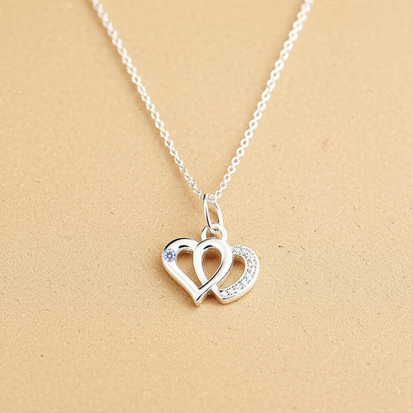 AM5758 Multi-Design Silver-Plated One Layer Chain And Pendant Set of 1 Pc