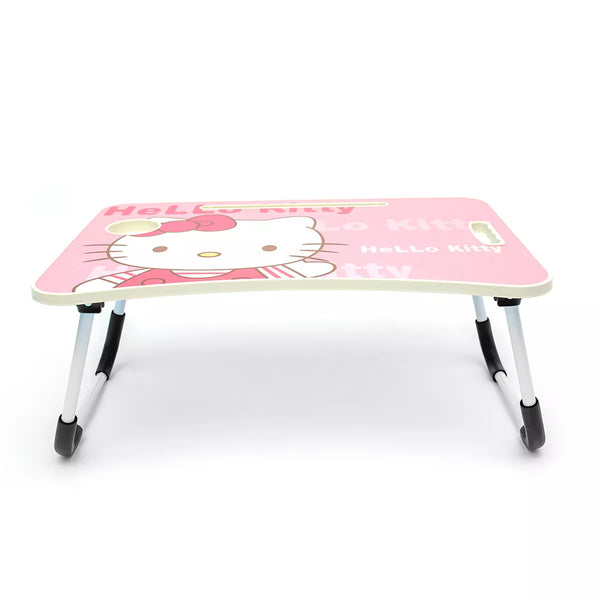 AM5052 Foldable Laptop Study Table with Cup Holder Multipurpose Bed Writing Desk Table for Home School Students (Multicolor)