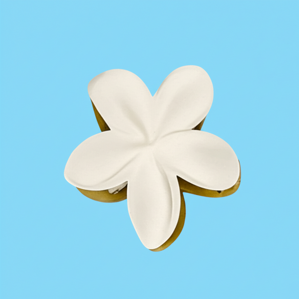 AM5619 Jumbo Flower Hair Claw Clips For Women/Girls (Pack of 1 Pcs, Multicolour)