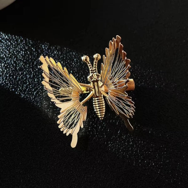 AM1218 Butterfly Hair Clip Moving Wings Design
