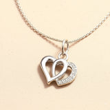 AM5758 Multi-Design Silver-Plated One Layer Chain And Pendant Set of 1 Pc