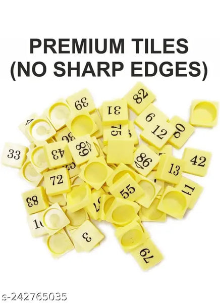 AM3512 Housie Board Game 24 Resuable Housie Tickets & 90 Numbers Tiles