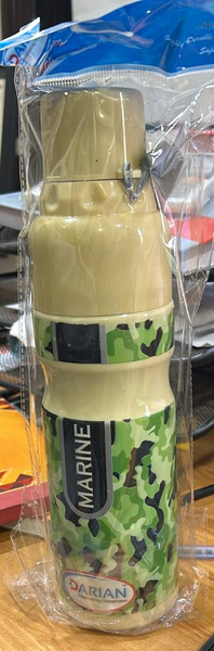 3074 Marine Plastic multicolour Water Bottle 600ml