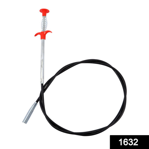 1632 Metal Wire Brush Hand Kitchen Sink Cleaning Hook Sewer Dredging Device - DeoDap