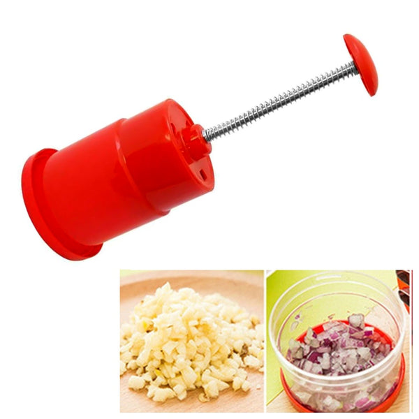 2411 Onion Vegetable Hand Press Cutting Chopper - DeoDap