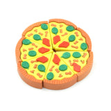 4347 3D Pizza Slices Kids Favourite Food Eraser, Pizza 7 slice eraser for kids Adults fast food lover Stationary Kit Fancy & Stylish Colorful Erasers, for Return Gift, Birthday Party, School Prize