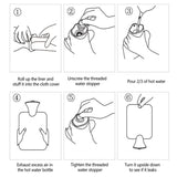 6738   Mix Design Printed Small Hot Water Bag  For Pain Relief, Neck, Shoulder Pain and Hand, Feet Warmer, Menstrual Cramps, Hot and Cold Therapy Leak Proof Pad (1 Pc)