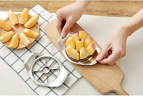 2140 Stainless Steel Apple Cutter Slicer with 8 Blades and Handle