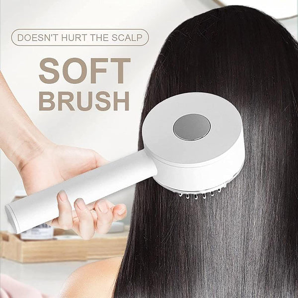 6034 Air Cushion Massage Brush, Airbag Massage Comb with Long Handle, Self-Cleaning Hair Brush, Detangling Anti-Static for All Hair DeoDap
