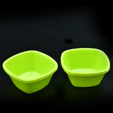 2427 Square Plastic Bowl For Serving Food (Pack of 4) - DeoDap