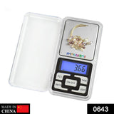 0643 Multipurpose (MH-200) LCD Screen Digital Electronic Portable Mini Pocket Scale(Weighing Scale), 200g DeoDap