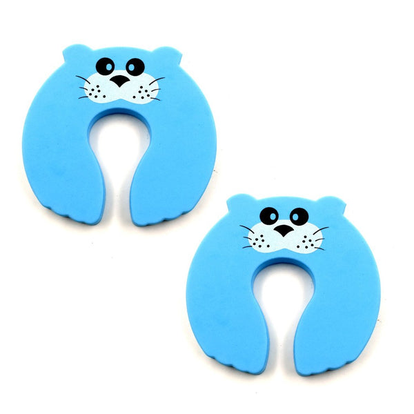 6039 Child Safety Protection Baby Safety Cute Animal Security Card Door Stopper (2PC Set)