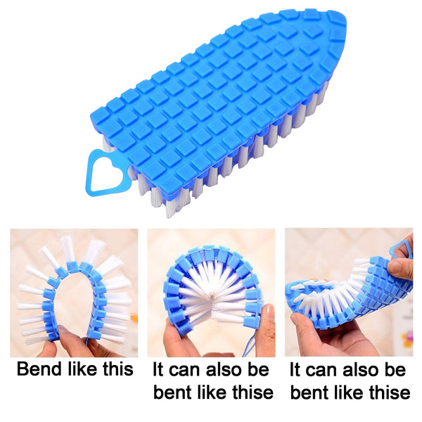 1427 Flexible Plastic Cleaning Brush for Home, Kitchen and Bathroom, - DeoDap