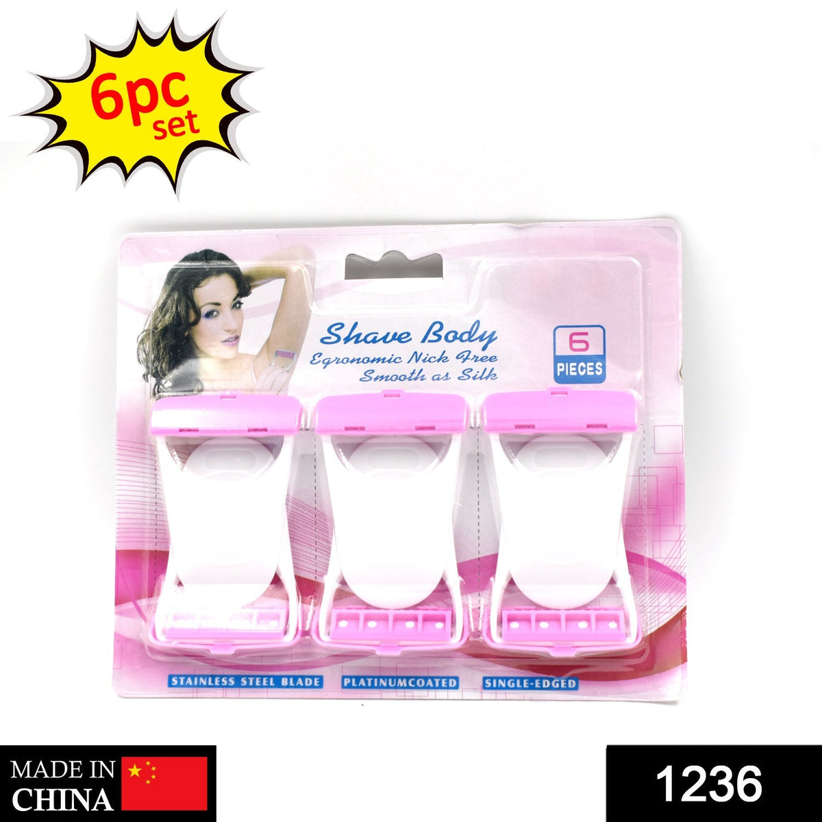 Buy MAX Set of 6 Underarms women Hair Removal Razor Disposable shaver  Ladies hair remover Skin Blade Online - Get 71% Off