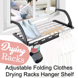 4649 Adjustable Folding Clothes Steel Drying Racks Hanger