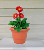 3864 Garden Heavy Plastic Planter Pot/Gamla - 14Inch (Brown, Pack of 1)
