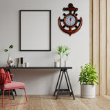 4931 Anchor Wall Clock for Home (Moq :- 24 Pcs) DeoDap