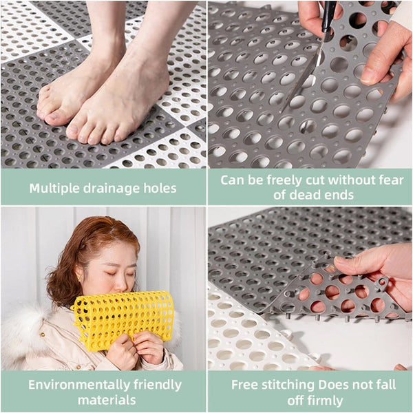 4775 Bath Anti Slip Mat Used while bathing and toilet purposes to avoid slippery floor surfaces. (26x26 Cm)