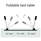 7864  FOLDABLE BED STUDY TABLE PORTABLE MULTIFUNCTION LAPTOP TABLE LAPDESK FOR CHILDREN BED FOLDABLE TABLE WORK OFFICE HOME WITH TABLET SLOT & CUP HOLDER DeoDap