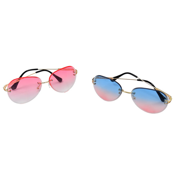 4951 1Pc Mix frame Sunglasses for men and women. Multi color and Different shape and design. (Moq - 3pc) DeoDap