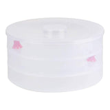 0093 Plastic 3 Compartment Sprout Maker, White