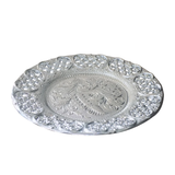 2495 Silver Plated Swastik Pooja Thali Set Glossy Puja Thali