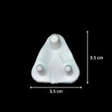 6134 Baby Safety Small Electrical Socket Cover, Outlet Plug Protector (Pack of 100 Pcs)
