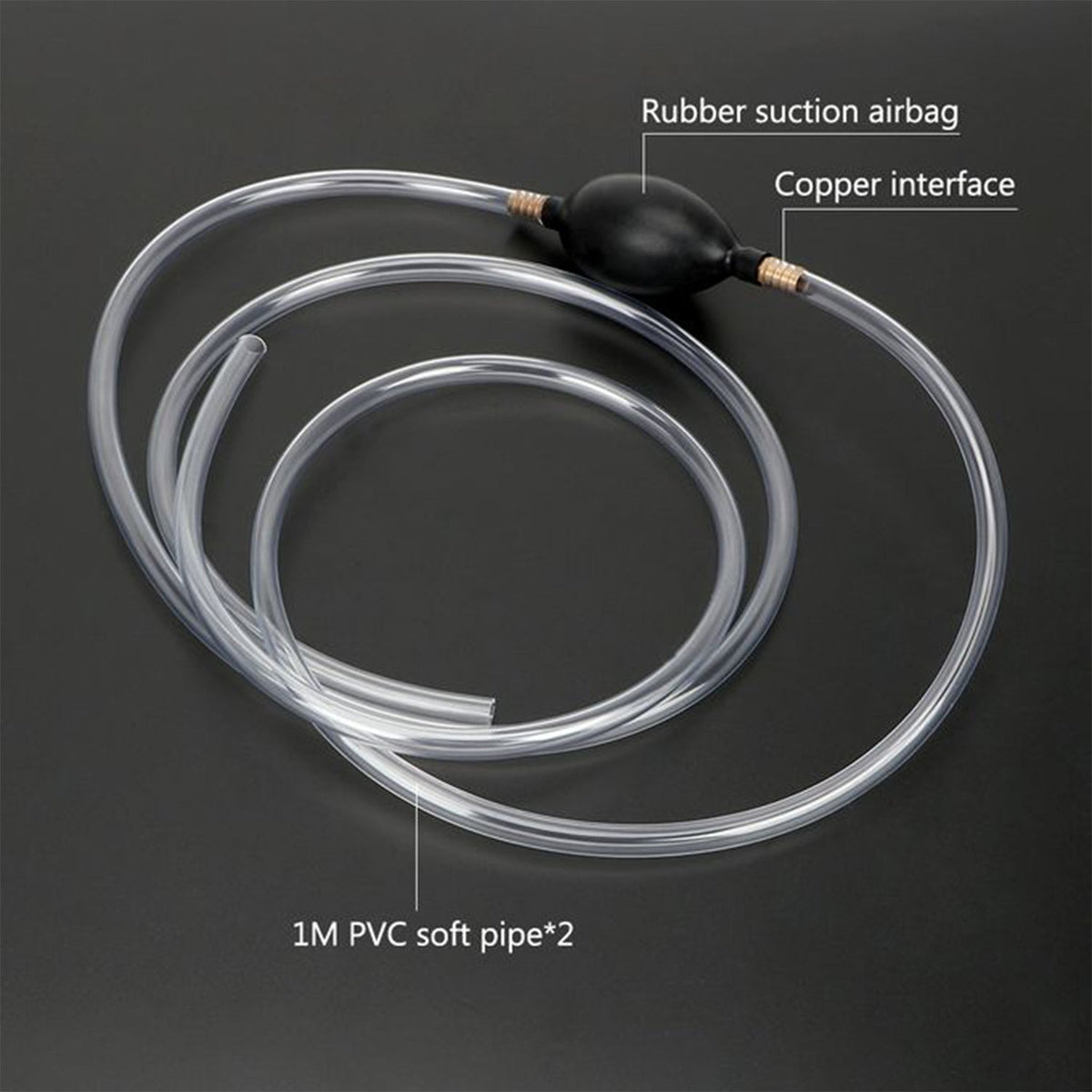 9085 Fuel Transfer Pump Kit. Flow Hand Pump Portable Manual Car Fuel T